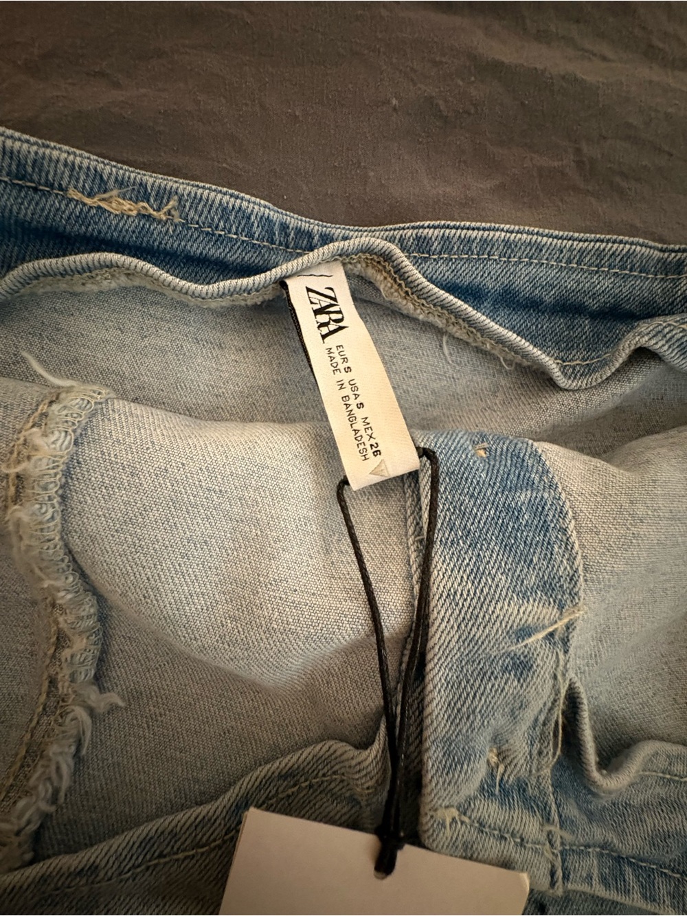 Zara Light Blue Denim Dress - Picture 3 of 3